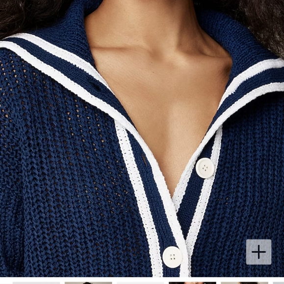 J. Crew textured sailor cardigan Knit sweater Size XXS NEW WITH TAG - Picture 4 of 7